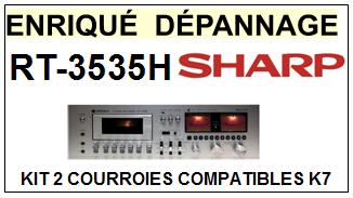 SHARP-RT3535H RT-3535H-COURROIES-COMPATIBLES