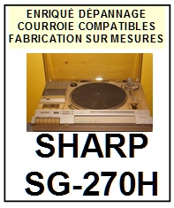 SHARP-SG270H SG-270H-COURROIES-COMPATIBLES