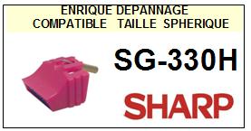 SHARP-SG330H  SG-330H-POINTES-DE-LECTURE-DIAMANTS-SAPHIRS-COMPATIBLES