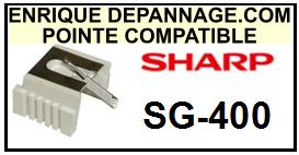 SHARP-SG400  SG-400-POINTES-DE-LECTURE-DIAMANTS-SAPHIRS-COMPATIBLES
