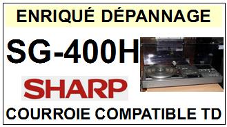 SHARP-SG400H SG-400H-COURROIES-ET-KITS-COURROIES-COMPATIBLES