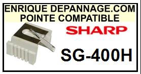 SHARP-SG400H  SG-400H-POINTES-DE-LECTURE-DIAMANTS-SAPHIRS-COMPATIBLES