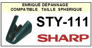 SHARP-STY111 STY-111-POINTES-DE-LECTURE-DIAMANTS-SAPHIRS-COMPATIBLES