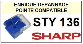 SHARP-STY136-POINTES-DE-LECTURE-DIAMANTS-SAPHIRS-COMPATIBLES