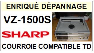 SHARP-VZ1500S VZ-1500S-COURROIES-COMPATIBLES