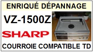 SHARP-VZ1500Z VZ-1500Z-COURROIES-ET-KITS-COURROIES-COMPATIBLES