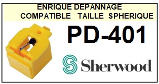 SHERWOOD  platine PD401  Pointe de lecture Compatible diamant sphrique