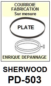 SHERWOOD-PD503 PD-503-COURROIES-COMPATIBLES