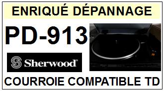 SHERWOOD-PD913 PD-913-COURROIES-COMPATIBLES