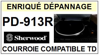 SHERWOOD-PD913R PD-913R-COURROIES-ET-KITS-COURROIES-COMPATIBLES