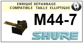 SHURE-M44-7-POINTES-DE-LECTURE-DIAMANTS-SAPHIRS-COMPATIBLES