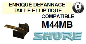 SHURE-M44MB-POINTES-DE-LECTURE-DIAMANTS-SAPHIRS-COMPATIBLES