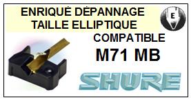 SHURE-M71MB-POINTES-DE-LECTURE-DIAMANTS-SAPHIRS-COMPATIBLES