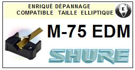 SHURE-M75EDM-POINTES-DE-LECTURE-DIAMANTS-SAPHIRS-COMPATIBLES