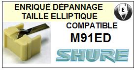 SHURE-M91ED-POINTES-DE-LECTURE-DIAMANTS-SAPHIRS-COMPATIBLES