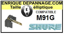 SHURE-M91G-POINTES-DE-LECTURE-DIAMANTS-SAPHIRS-COMPATIBLES