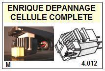 SHURE<BR> M93E  Cellule avec diamant Elliptique <BR><SMALL>e+cel 2014-12</small>