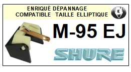 SHURE-M95EJ-POINTES-DE-LECTURE-DIAMANTS-SAPHIRS-COMPATIBLES