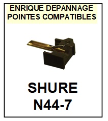 SHURE-N44-7-POINTES-DE-LECTURE-DIAMANTS-SAPHIRS-COMPATIBLES