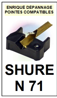 SHURE-N71-POINTES-DE-LECTURE-DIAMANTS-SAPHIRS-COMPATIBLES