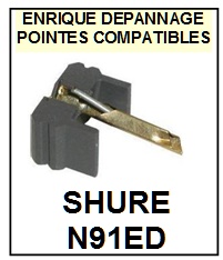 SHURE-N91ED-POINTES-DE-LECTURE-DIAMANTS-SAPHIRS-COMPATIBLES