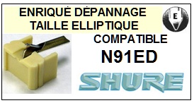 SHURE-N91ED-POINTES-DE-LECTURE-DIAMANTS-SAPHIRS-COMPATIBLES