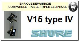 SHURE-V15 TYPE IV-POINTES-DE-LECTURE-DIAMANTS-SAPHIRS-COMPATIBLES