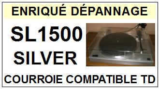 SILVER-SL1500-COURROIES-COMPATIBLES