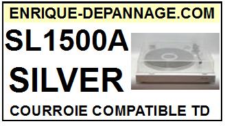 SILVER-SL1500A-COURROIES-COMPATIBLES