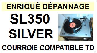 SILVER-SL350-COURROIES-ET-KITS-COURROIES-COMPATIBLES