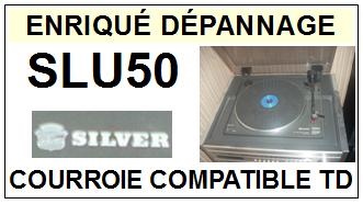 SILVER-SLU50-COURROIES-COMPATIBLES