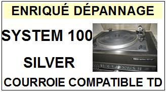 SILVER-SYSTEM 100-COURROIES-ET-KITS-COURROIES-COMPATIBLES