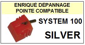 SILVER-SYSTEM 100-POINTES-DE-LECTURE-DIAMANTS-SAPHIRS-COMPATIBLES
