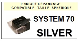 SILVER-SYSTEM 70-POINTES-DE-LECTURE-DIAMANTS-SAPHIRS-COMPATIBLES
