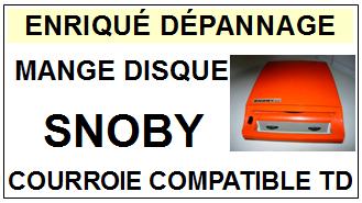 SNOBY-MANGE DISQUE-COURROIES-ET-KITS-COURROIES-COMPATIBLES