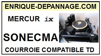 SONECMA-MERCUR IX-COURROIES-COMPATIBLES