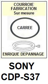 SONY-CDPS37 CDP-S37-COURROIES-ET-KITS-COURROIES-COMPATIBLES