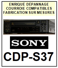 SONY-CDPS37 CDP-S37-COURROIES-ET-KITS-COURROIES-COMPATIBLES
