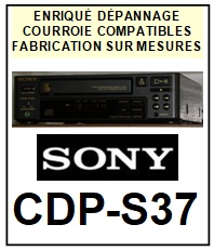 SONY-CDPS37 CDP-S37-COURROIES-COMPATIBLES