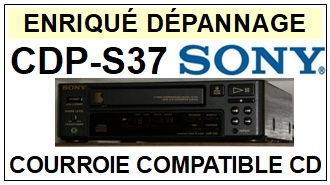 SONY-CDPS37 CDP-S37-COURROIES-ET-KITS-COURROIES-COMPATIBLES