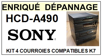 SONY-HCDA490 HCD-A490-COURROIES-ET-KITS-COURROIES-COMPATIBLES