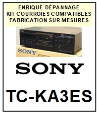 SONY-TCKA3ES TC-KA3ES-COURROIES-COMPATIBLES