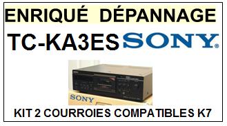 SONY-TCKA3ES TC-KA3ES-COURROIES-COMPATIBLES