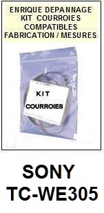 SONY-TCWE305 TC-WE305-COURROIES-ET-KITS-COURROIES-COMPATIBLES