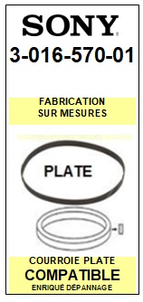 FICHE-DE-VENTE-COURROIES-COMPATIBLES-SONY-301657001 3-016-570-01