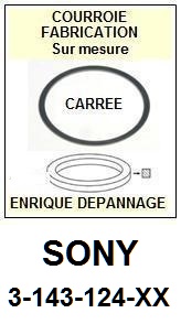 FICHE-DE-VENTE-COURROIES-COMPATIBLES-SONY-3143124XX 3-143-124-XX