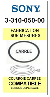 FICHE-DE-VENTE-COURROIES-COMPATIBLES-SONY-331005000 3-310-050-00