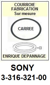 FICHE-DE-VENTE-COURROIES-COMPATIBLES-SONY-331632100 3-316-321-00