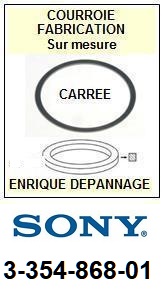 SONY-335486801 3-354-868-01-COURROIES-COMPATIBLES