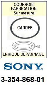 SONY-335486801 3-354-868-01-COURROIES-ET-KITS-COURROIES-COMPATIBLES